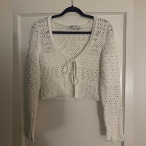 Zara Crochet Sweater